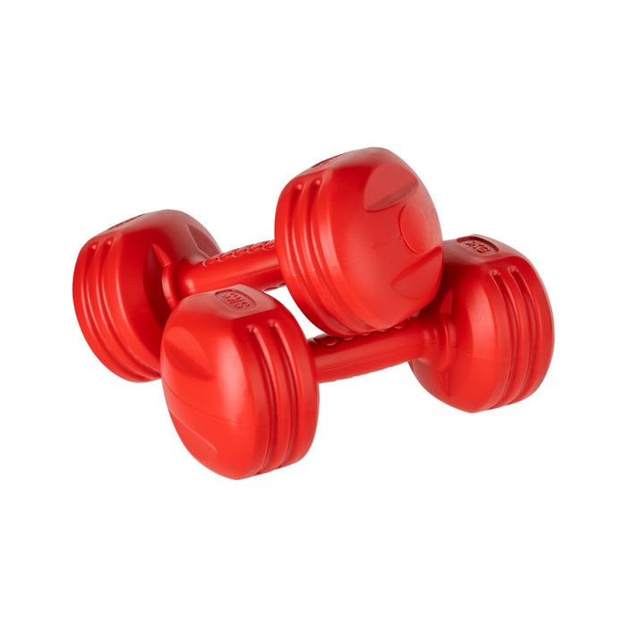 Комплект битумни дъмбели REBEL ACTIVE 20 кг (2x1 кг + 2x2 кг + 2x3 кг + 2x4 кг)