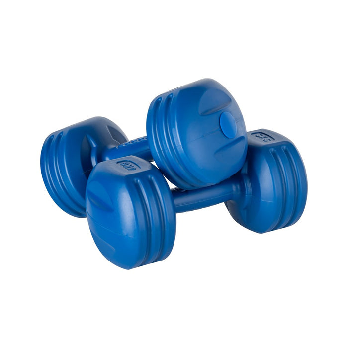 Комплект битумни дъмбели REBEL ACTIVE 20 кг (2x1 кг + 2x2 кг + 2x3 кг + 2x4 кг)
