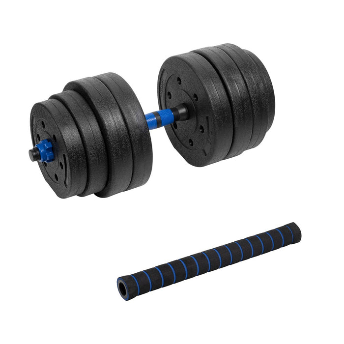 REBEL ACTIVE Регулируема битумна дъмбел с конектор 1x20кг
