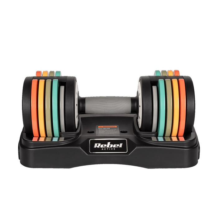 REBEL ACTIVE АВТОМАТИЧНИ ЧУГУНЕНИ ДЪМБЕЛИ 2X10 КГ RBA2335