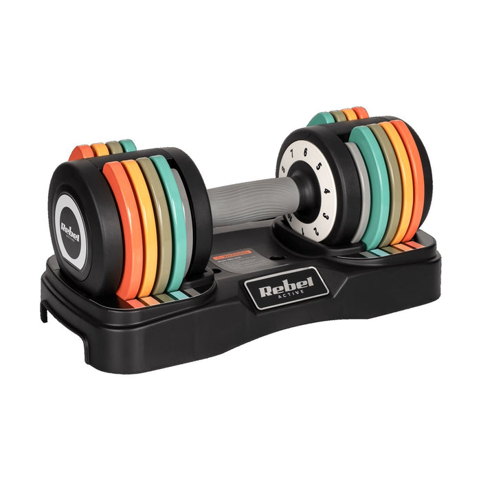 REBEL ACTIVE АВТОМАТИЧНИ ЧУГУНЕНИ ДЪМБЕЛИ 2X10 КГ RBA2335