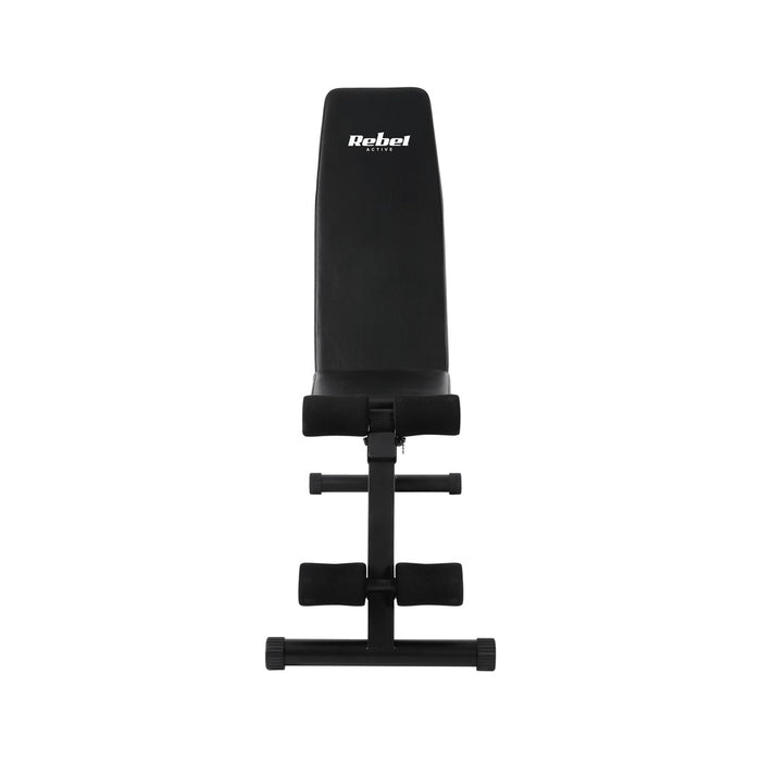 REBEL ACTIVE Подсилена наклонена тренировъчна пейка с функция за заключване на краката