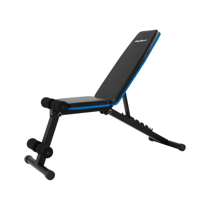 REBEL ACTIVE Подсилена наклонена тренировъчна пейка с функция за заключване на краката
