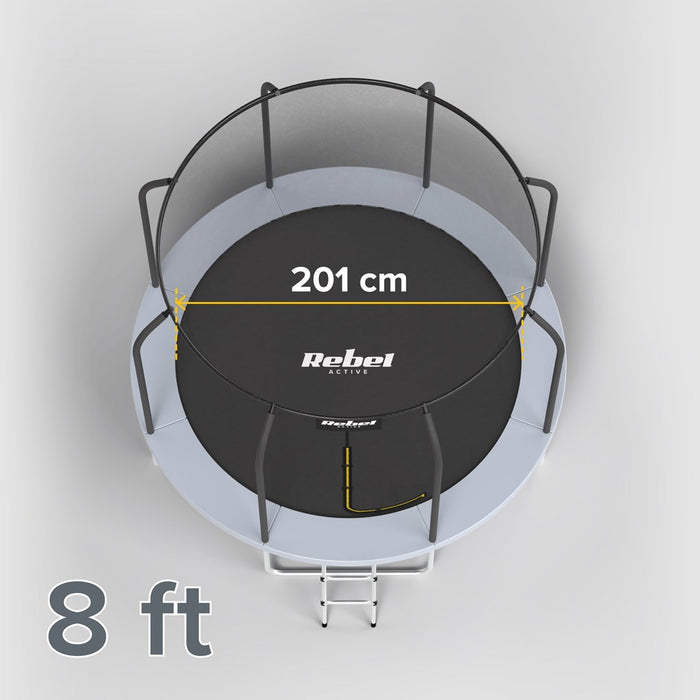REBEL ACTIVE TRAMPOLINE PRO 8 фута/244 см