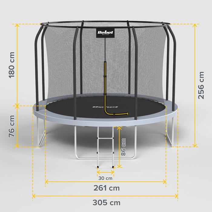 REBEL ACTIVE TRAMPOLIN PRO 10 фута/305 см