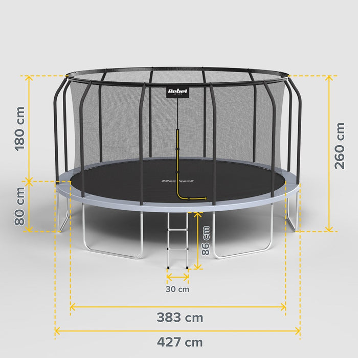 REBEL ACTIVE TRAMPOLINE PRO 14 фута/427 см