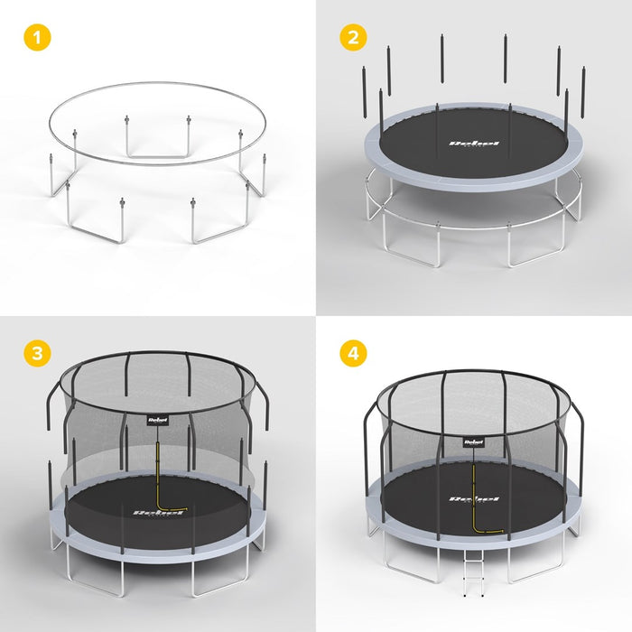 REBEL ACTIVE TRAMPOLINE PRO 15 фута/457 см