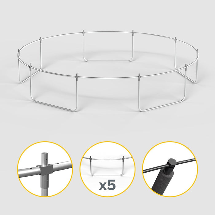 REBEL ACTIVE TRAMPOLINE PRO 15 фута/457 см