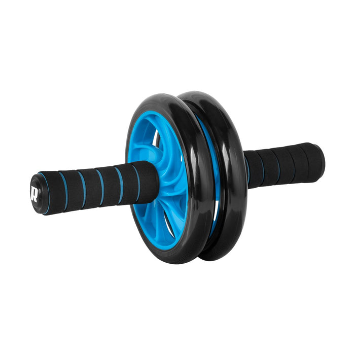 REBEL ACTIVE Двойно колело, ролка за упражнения за коремни мускули AB Wheel