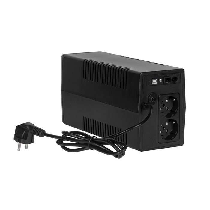 Rebel Nanopower Plus 650 UPS | Офлайн | Sinusoida | 650VA | 360W | LCD | USB