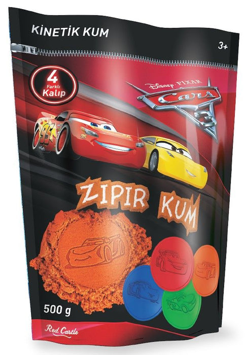 Кинетичен пясък Red Castle - Колите 3, оранжев, 500 g