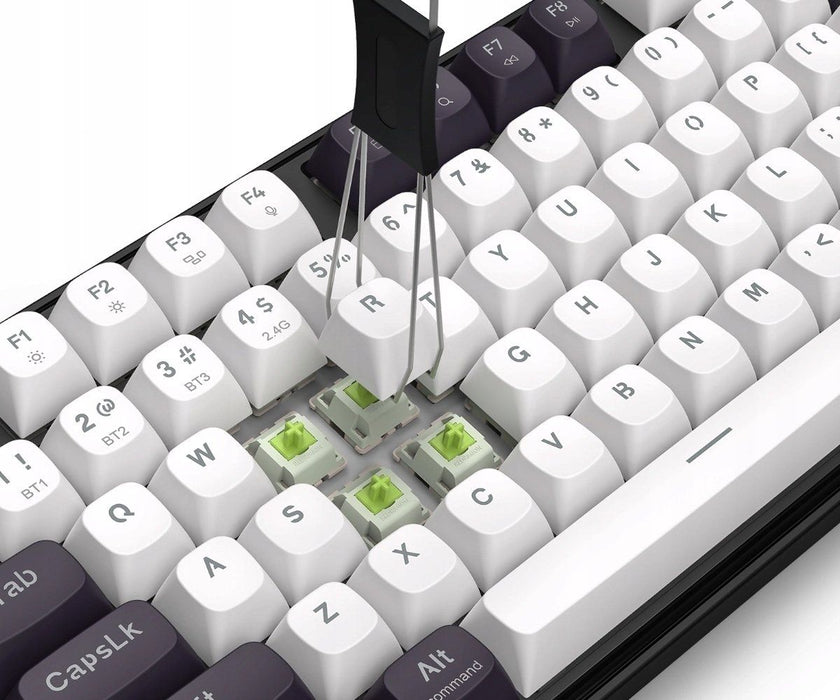 Механична клавиатура Redragon - Wyvern K761WB-RGB-PRO, безжична, Manbo Linear Switch, RGB, черна
