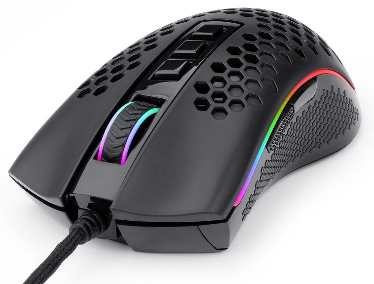 Гейминг мишка Redragon - Storm M808-RGB, оптична, черна
