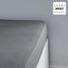 Регулируем чаршаф с ластик TODAY Jersey Светло сив 90 x 190