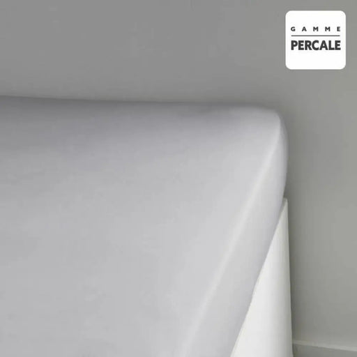 Регулируем чаршаф с ластик TODAY Percale Светло сив 140 x