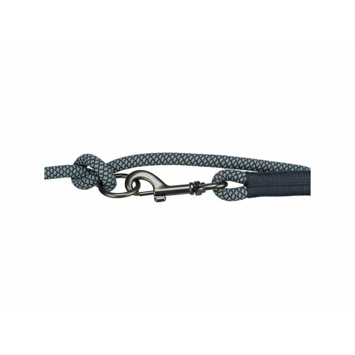 Регулируем повод за куче Trixie Soft Rope Черен Сив S S/XL