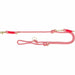 Регулируем повод за куче Trixie Soft Rope Червен Сметана XS