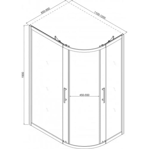 РЕГУЛИРУЕМА ДУШ КАБИНА 787/31 IC