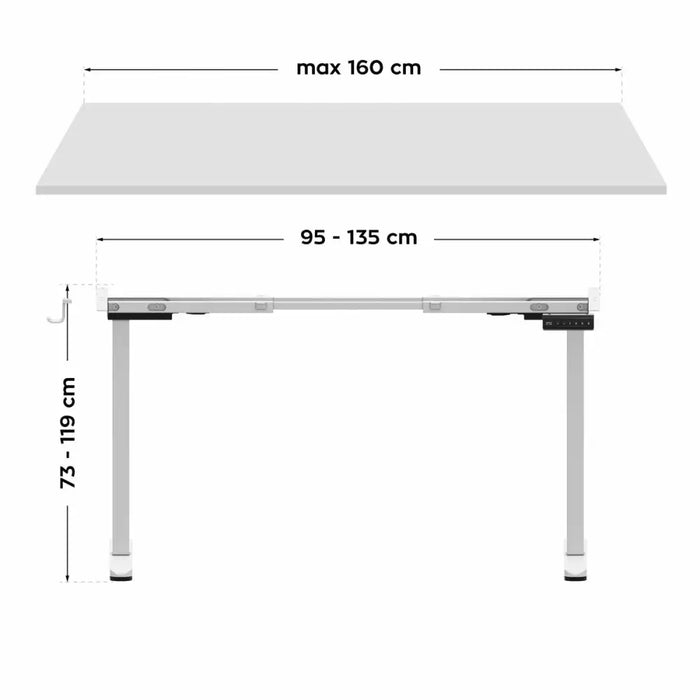 Регулируема стойка Mark Adler MA-XENO 4.5 WHITE Бял