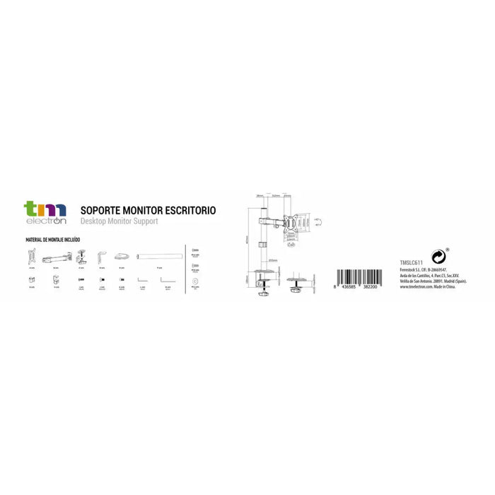 Регулируема стойка TM Electron Монитор 17’’-32’’