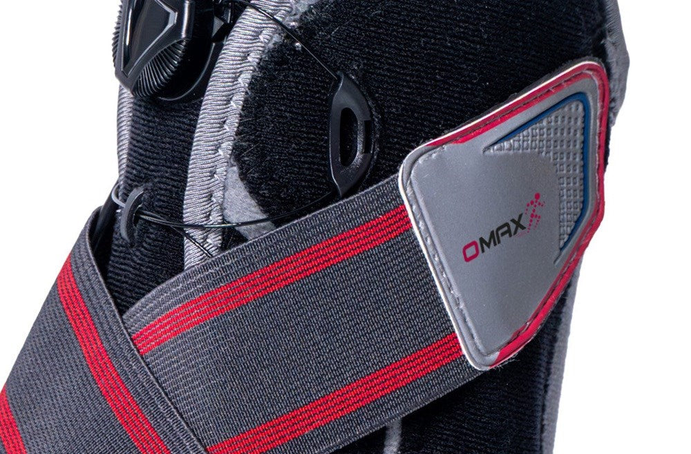 Ортеза за глезен „Malleomax Pro” O-1161/L REHAFUND, сиво-червена