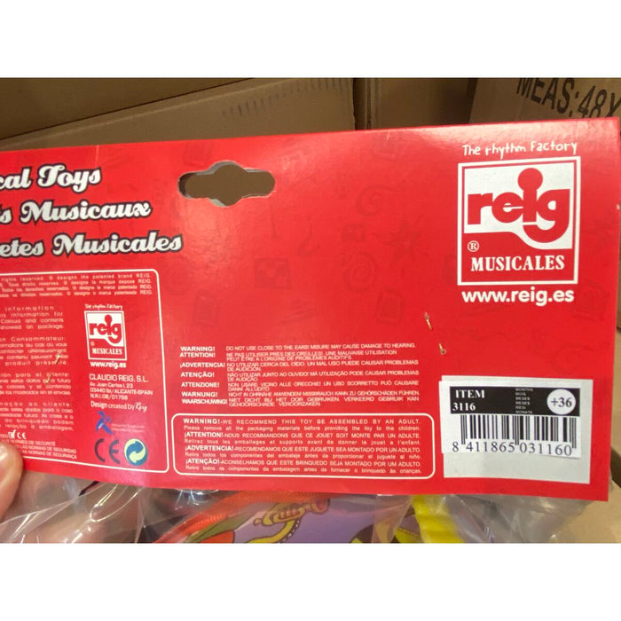 Музикална Играчка Reig Барабан Риби Пластмаса