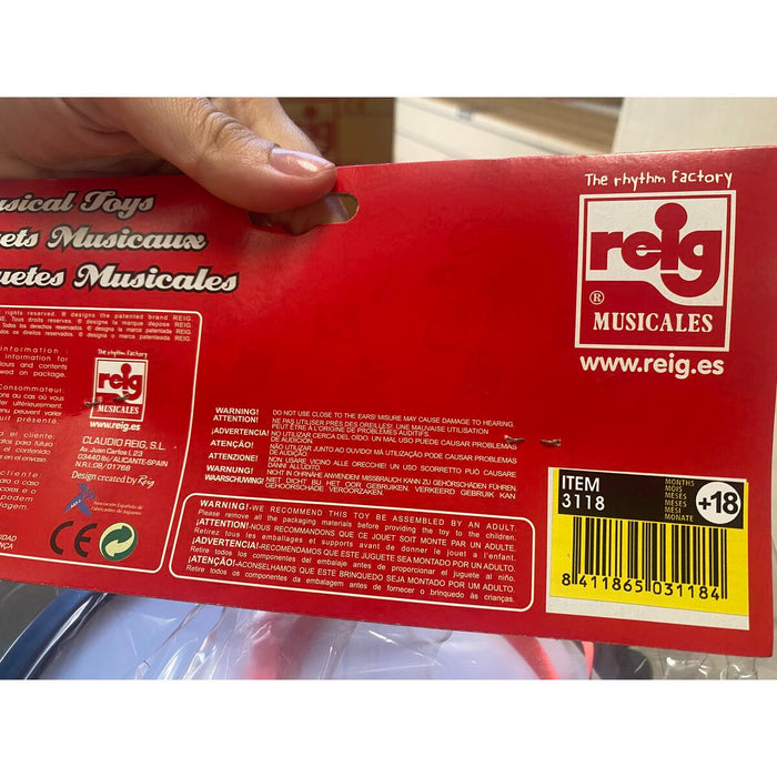 Музикална Играчка Reig Барабан Пластмаса