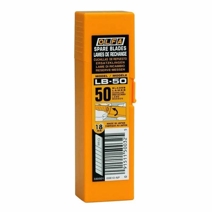 Режещо Острие Olfa Делящ се Макетен нож 18 mm 50 броя