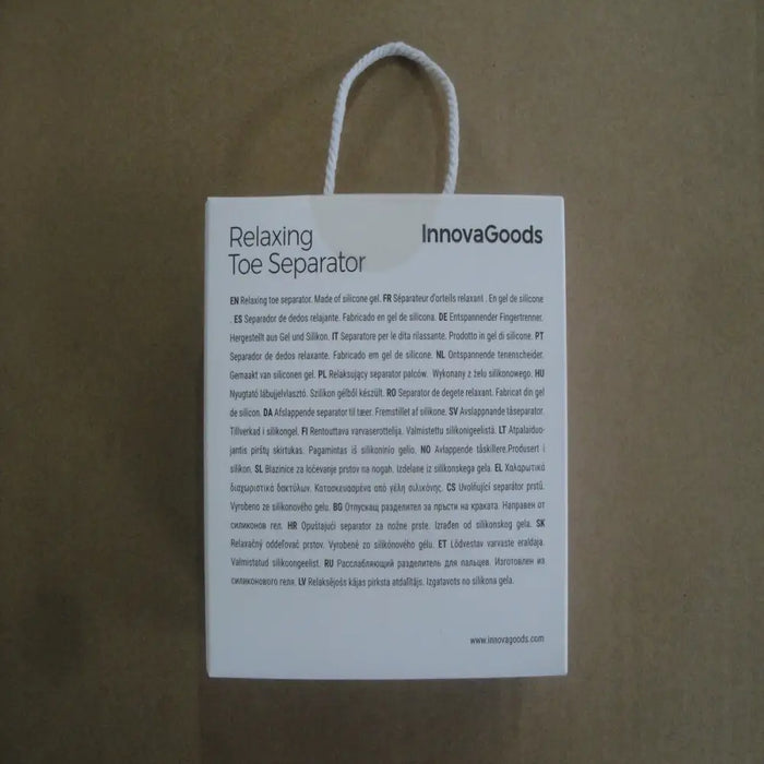 Релаксиращи Гел Разделители за Пръсти InnovaGoods 2 броя
