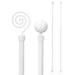 Релса за завеса Gift Decor Разтяга 160-320 cm (24 броя)