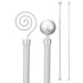 Релса за завеса Gift Decor Разтяга 160-320 cm (24 броя)