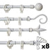 Релса за завеса Gift Decor Разтяга 170 - 320 cm (8 броя)
