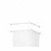 Релса за завеса Berilo B0769L B0769L Бял Алуминий 80 cm 5,5