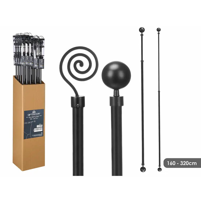Релса за завеса Gift Decor Разтяга 160-320 cm (24 броя)