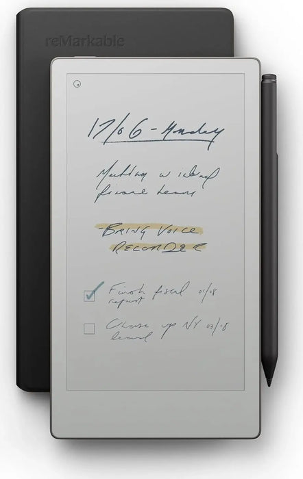 Таблет ReMarkable Pro Move 7.3", в комплект с Marker plus и Калъф Book Folio Premium