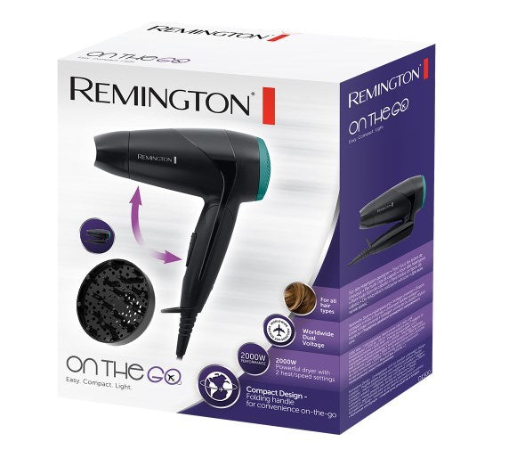 Сешоар Remington D1500 2000 W Черен, Зелен
