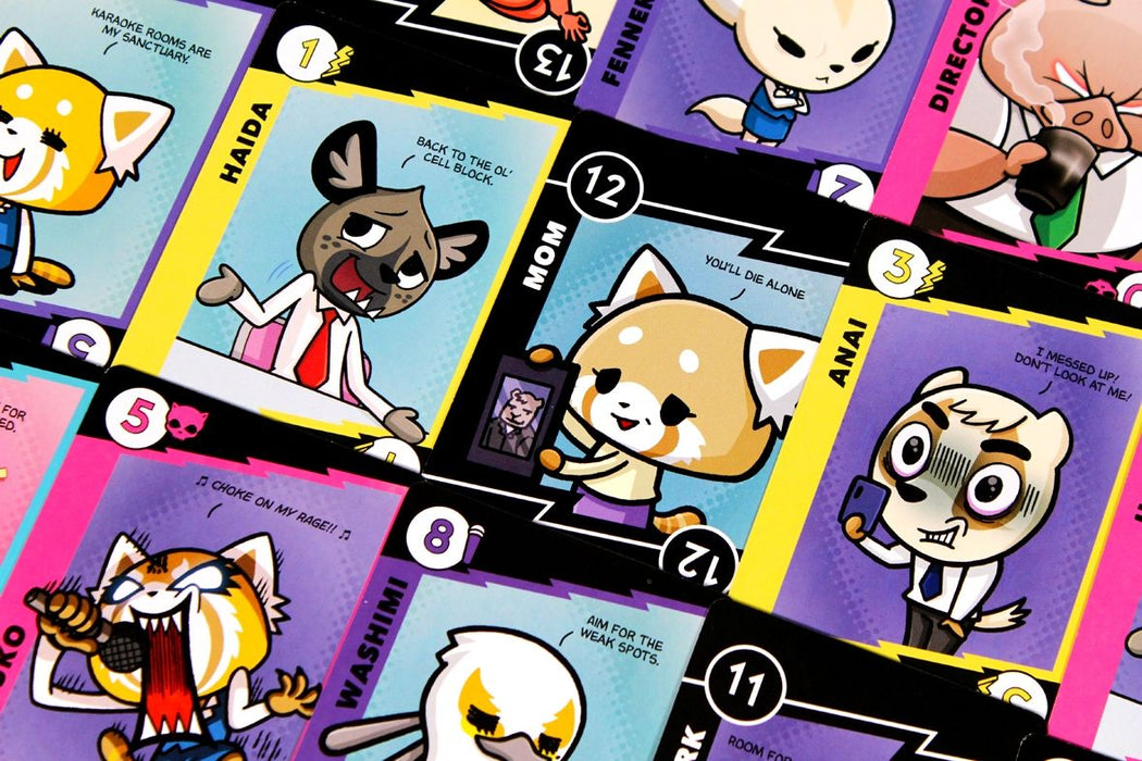 Настолна игра с карти Aggretsuko: Work/Rage Balance - Парти