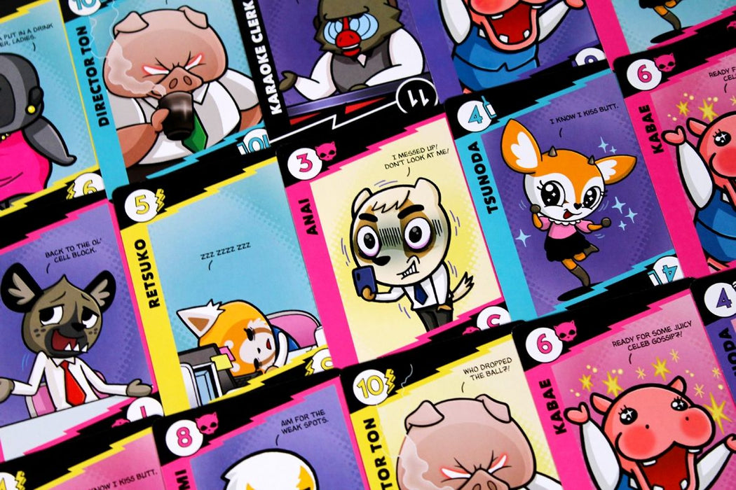 Настолна игра с карти Aggretsuko: Work/Rage Balance - Парти