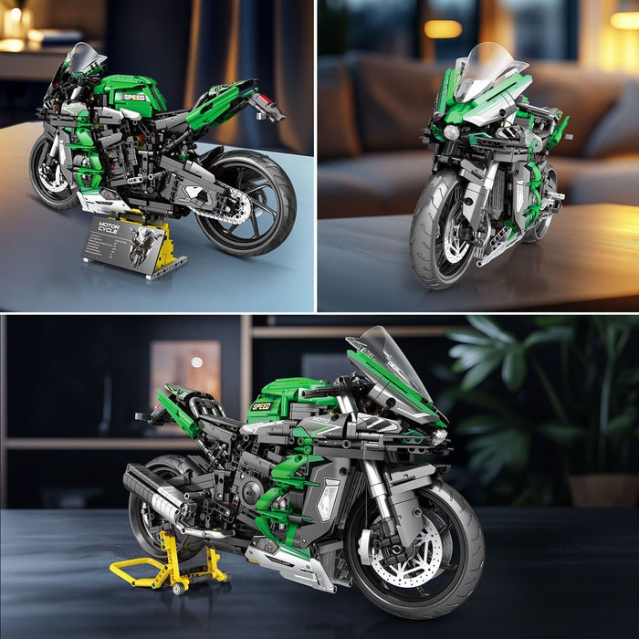 Конструктор Reobrix - Kawasaki Ninja H2 SX SE, 2088 части