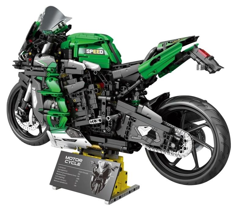 Конструктор Reobrix - Kawasaki Ninja H2 SX SE, 2088 части