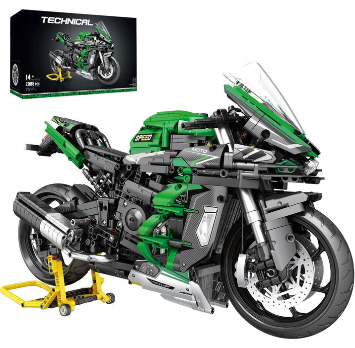 Конструктор Reobrix - Kawasaki Ninja H2 SX SE, 2088 части