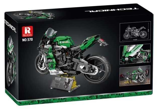 Конструктор Reobrix - Kawasaki Ninja H2 SX SE, 2088 части