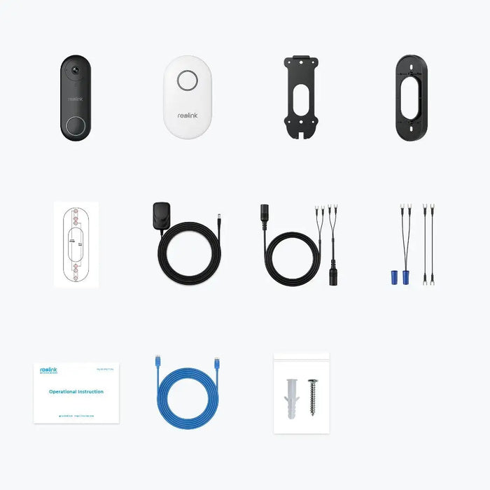 Reolink D340W - 5MP видео звънец със звънец 2,4/5 GHz Wi-Fi