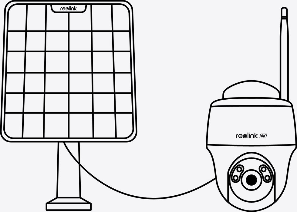 Reolink IP камера ARGUS PT 5MP TYP-C черна Работи с батерии