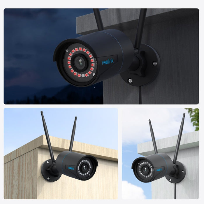 Reolink W320-B - 5MP външна охранителна камера, 2.4/5 GHz Wi-Fi, разпознаване на хора/превозни средства/животни, нощно виждане до 30 метра