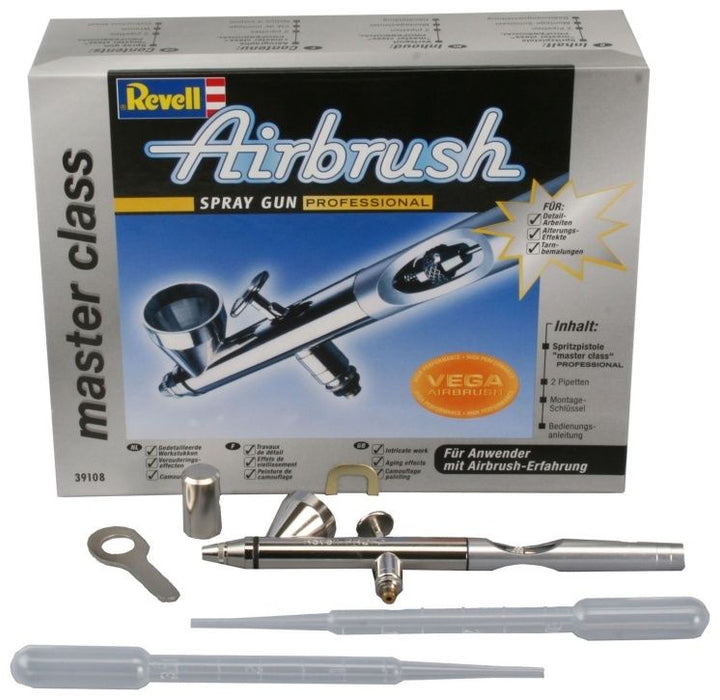 Професионален комплект аерограф за боядисване Revell - Airbrush Spray Gun Professional Master Class