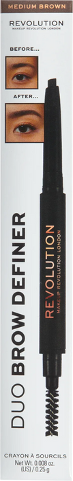 Молив за вежди Duo Brow Definer -  Medium Brown, 0,25 g