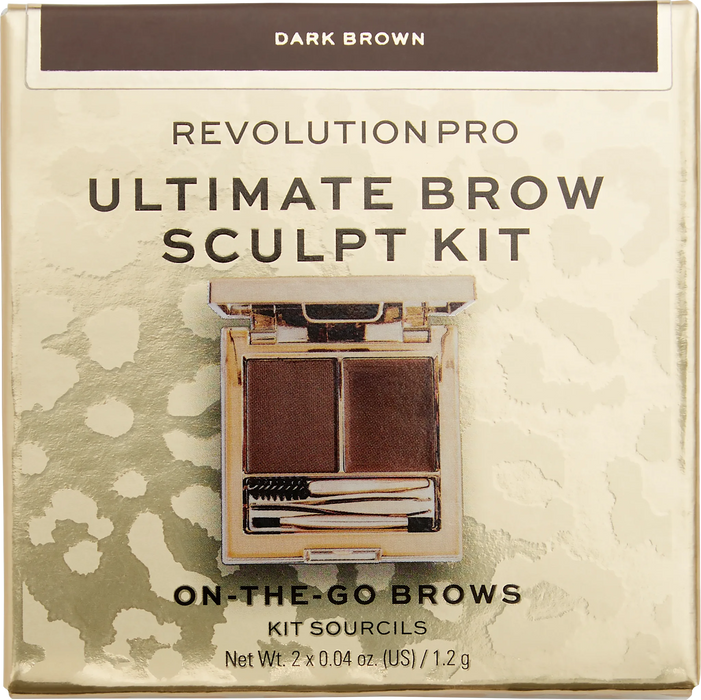 Комплект за вежди Ultimate Brow Sculpt Dark Brown, 1 бр