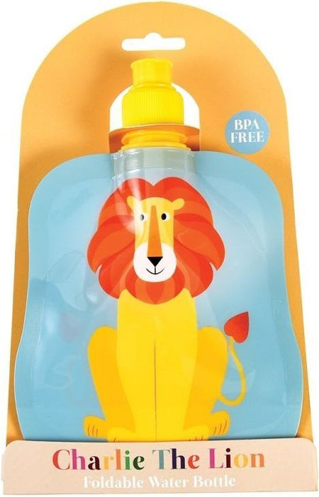 Сгъваща се бутилка Rex London - Лъвът Чарли, 300 ml
