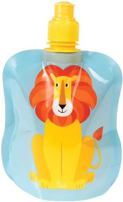 Сгъваща се бутилка Rex London - Лъвът Чарли, 300 ml